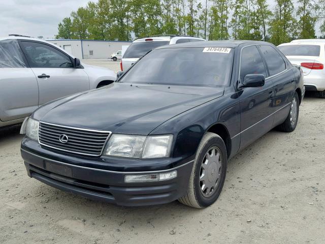 JT8UF22E1S0018464 - 1995 LEXUS LS 400 BLACK photo 2