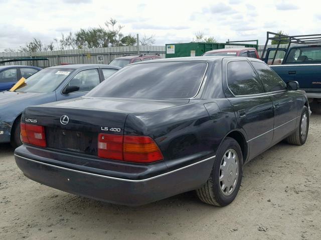 JT8UF22E1S0018464 - 1995 LEXUS LS 400 BLACK photo 4