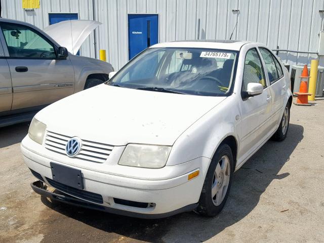 3VWSF29M0YM170292 - 2000 VOLKSWAGEN JETTA GLS WHITE photo 2