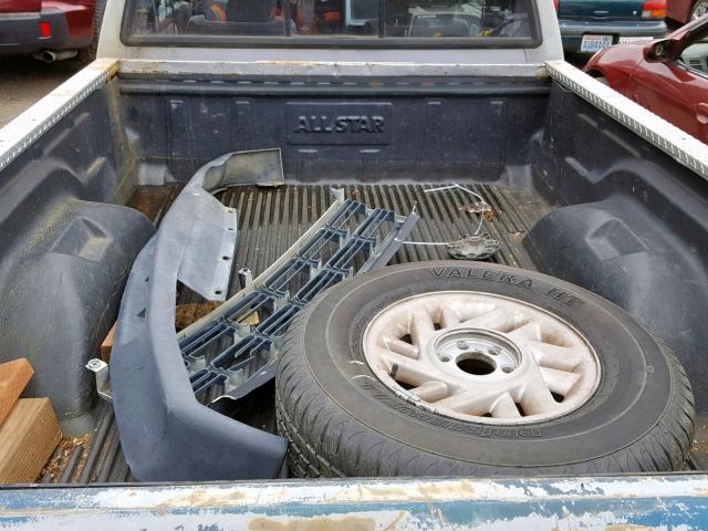 1B7GG23Y3NS526805 - 1992 DODGE DAKOTA GRAY photo 6