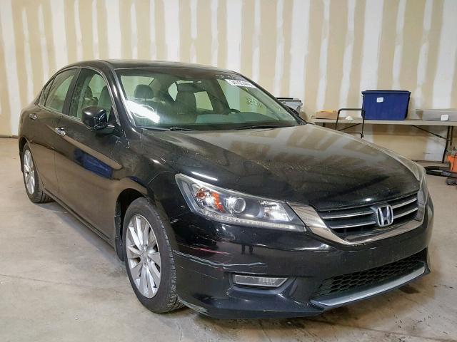 1HGCR2F83DA200612 - 2013 HONDA ACCORD EXL BLACK photo 1