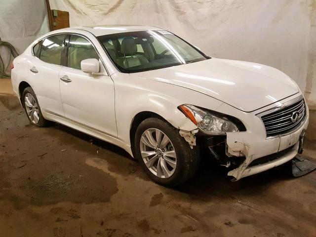 JN1BY1ARXBM373470 - 2011 INFINITI M37 X WHITE photo 1