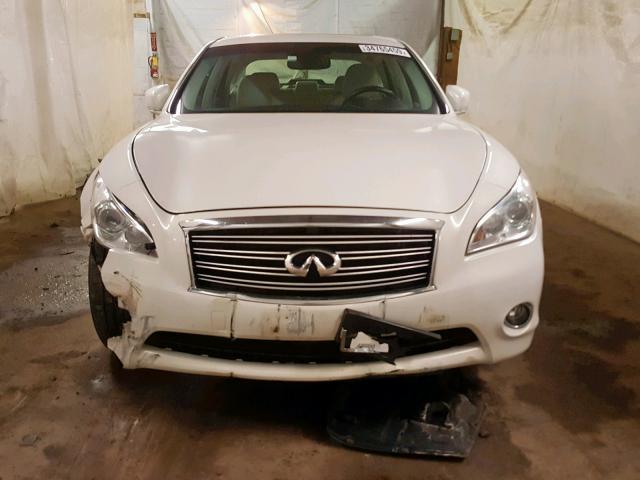 JN1BY1ARXBM373470 - 2011 INFINITI M37 X WHITE photo 9