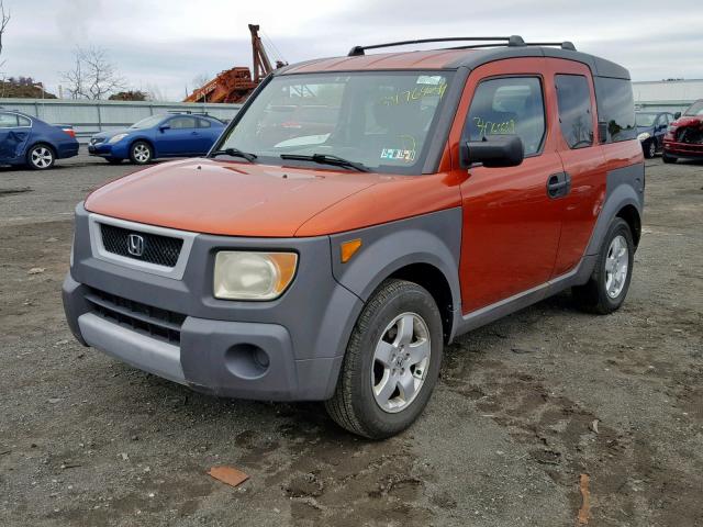 5J6YH28514L022224 - 2004 HONDA ELEMENT EX ORANGE photo 2