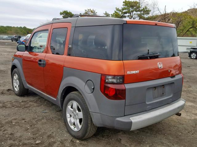 5J6YH28514L022224 - 2004 HONDA ELEMENT EX ORANGE photo 3