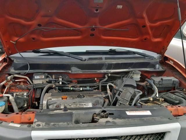 5J6YH28514L022224 - 2004 HONDA ELEMENT EX ORANGE photo 7