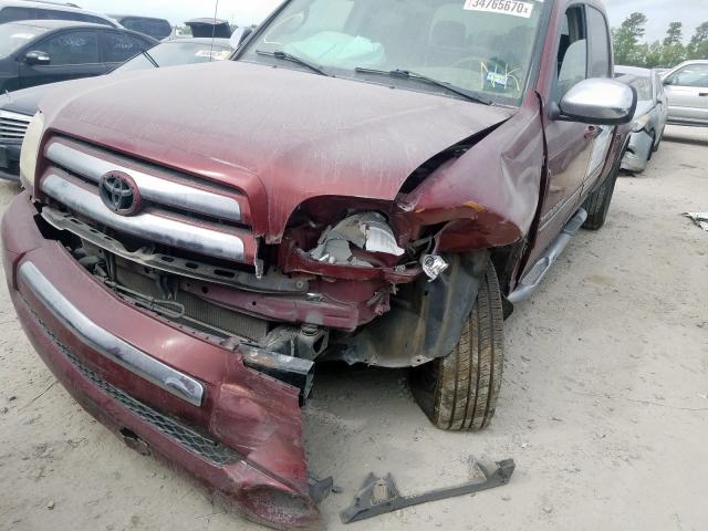 5TBET34115S474439 - 2005 TOYOTA toyota tundra  photo 9