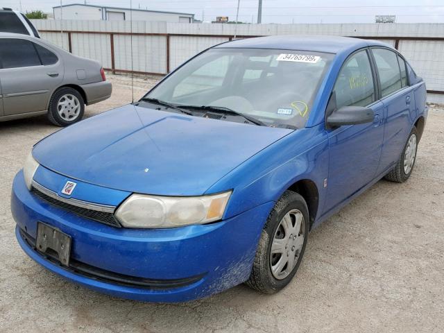 1G8AJ52F93Z182825 - 2003 SATURN ION LEVEL BLUE photo 2
