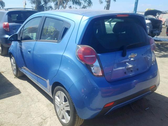 KL8CD6S92FC782981 - 2015 CHEVROLET SPARK 1LT BLUE photo 3