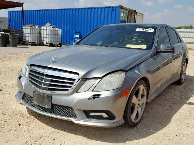 WDDHF5GB0AA018974 - 2010 MERCEDES-BENZ E 350 GRAY photo 2