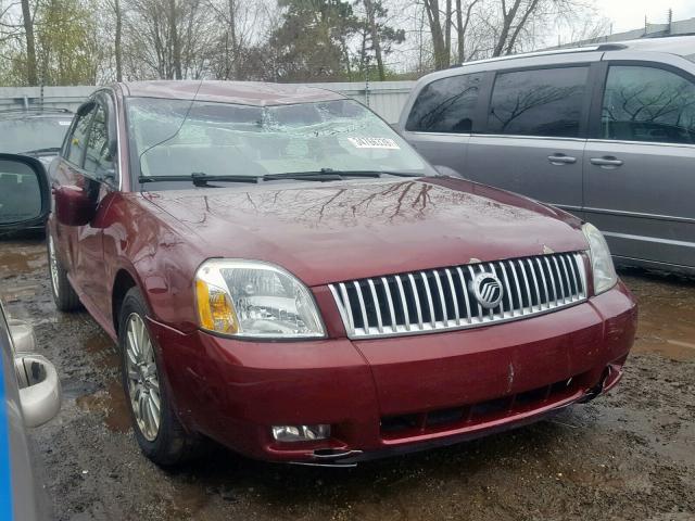 1MEHM431X6G618105 - 2006 MERCURY MONTEGO PR მუქწითელი ფოტო 1