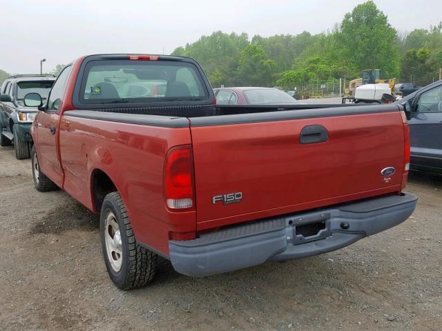 2FTRF17264CA11229 - 2004 FORD F-150 HERI RED photo 3