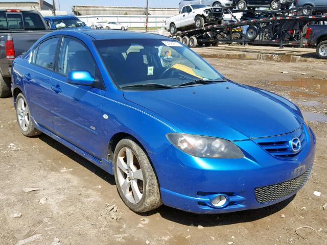 JM1BK323951222016 - 2005 MAZDA 3 S BLUE photo 1