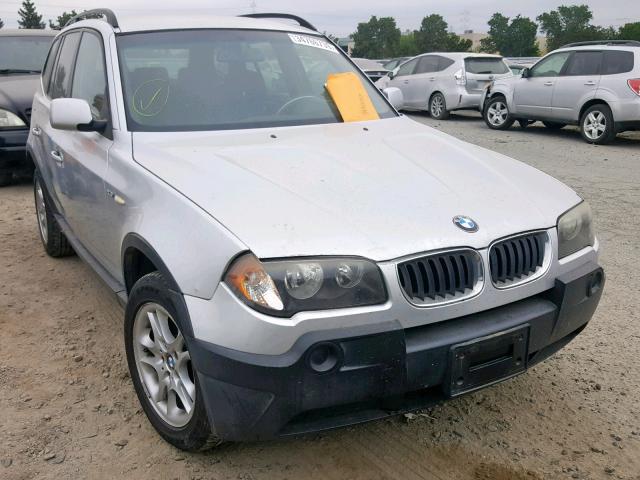 WBXPA73455WC49147 - 2005 BMW X3 2.5I SILVER photo 1