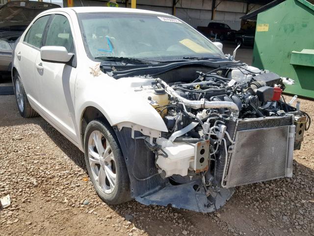 3FAHP0HA3CR207116 - 2012 FORD FUSION SE WHITE photo 1