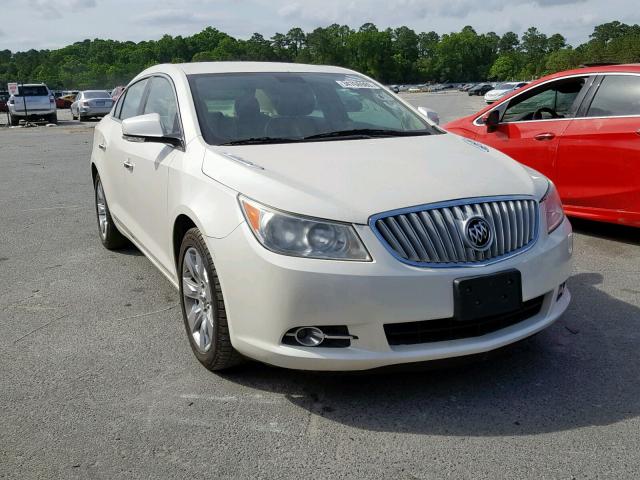 1G4GC5EDXBF143189 - 2011 BUICK LACROSSE C WHITE photo 1