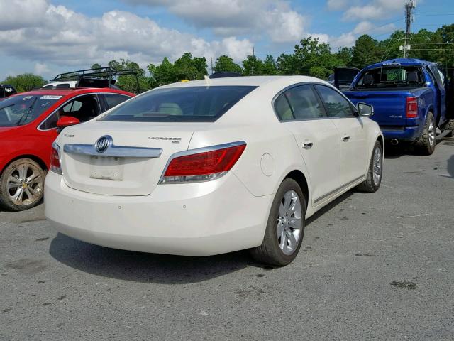 1G4GC5EDXBF143189 - 2011 BUICK LACROSSE C WHITE photo 4