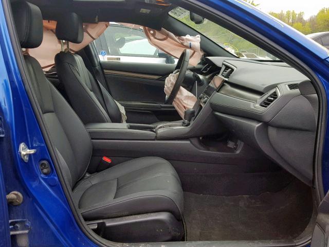 SHHFK7H70JU420292 - 2018 HONDA CIVIC EXL ლურჯი ფოტო 5
