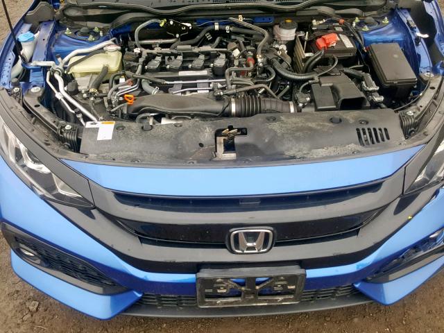 SHHFK7H70JU420292 - 2018 HONDA CIVIC EXL ლურჯი ფოტო 7
