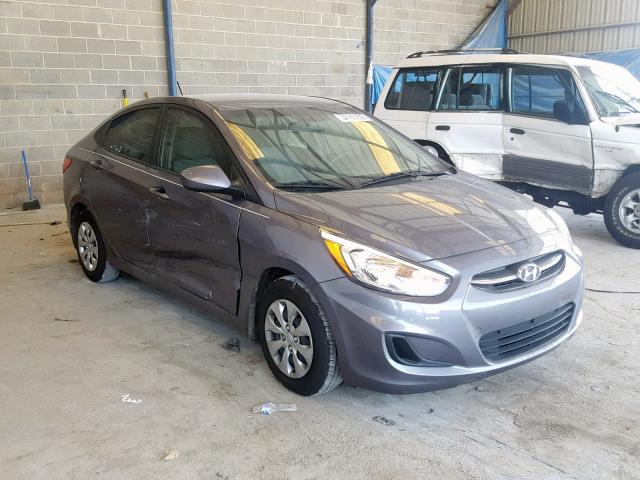 KMHCT4AE5GU156300 - 2016 HYUNDAI ACCENT SE GRAY photo 1