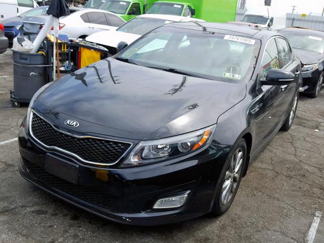 5XXGN4A79EG302993 - 2014 KIA OPTIMA EX BLACK photo 2