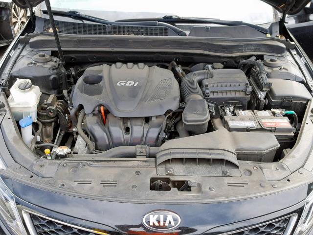 5XXGN4A79EG302993 - 2014 KIA OPTIMA EX BLACK photo 7