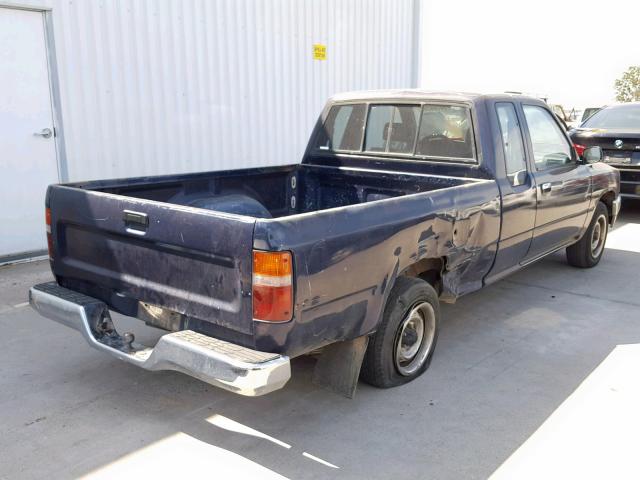 JT4RN93P4M5028690 - 1991 TOYOTA PICKUP 1/2 BLUE photo 4