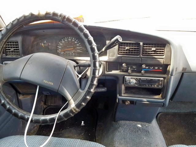 JT4RN93P4M5028690 - 1991 TOYOTA PICKUP 1/2 BLUE photo 9