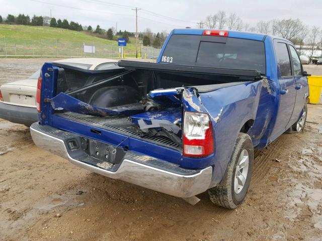 1C6RR7TT4HS807396 - 2017 RAM 1500 SLT BLUE photo 4