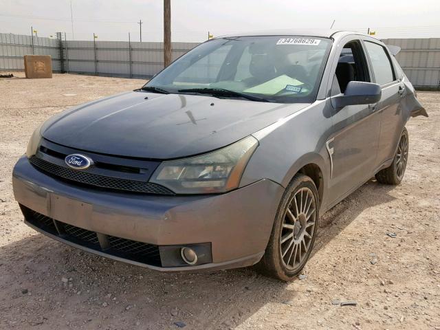 1FAHP3GN0AW252370 - 2010 FORD FOCUS SES GRAY photo 2