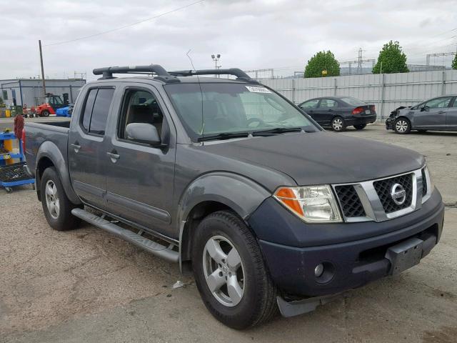 1N6AD07UX5C443535 - 2005 NISSAN FRONTIER C GRAY photo 1