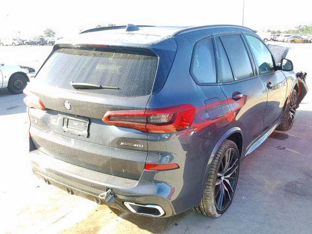 5UXCR6C52KLK83840 - 2019 BMW X5 XDRIVE4 GRAY photo 4