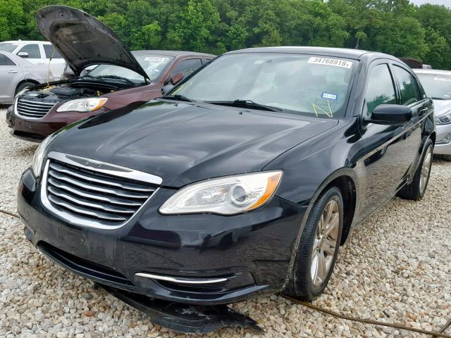 1C3CCBAB5DN698277 - 2013 CHRYSLER 200 LX BLACK photo 2