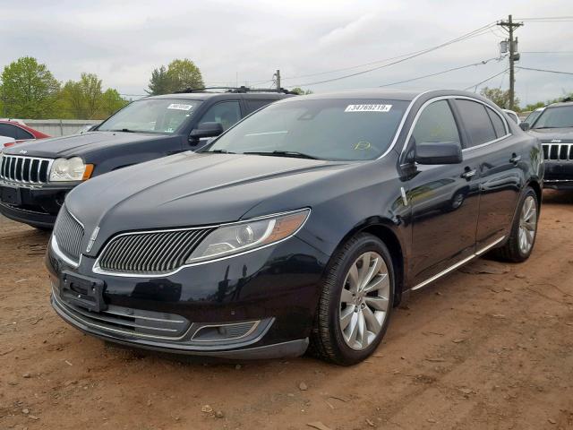 1LNHL9EK9DG605149 - 2013 LINCOLN MKS BLACK photo 2