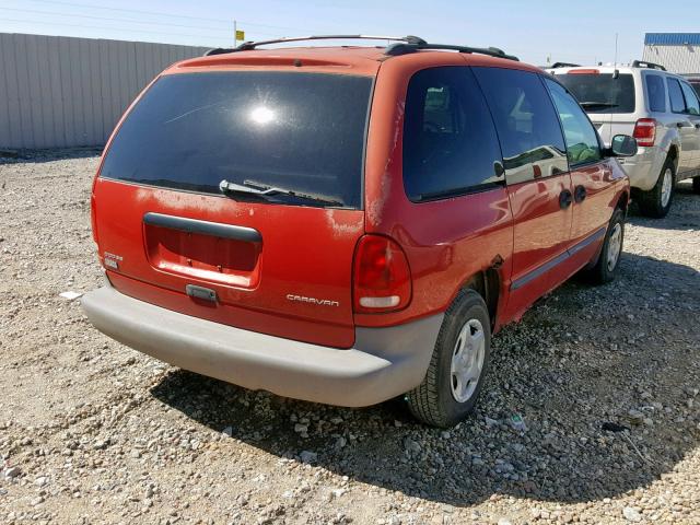 2B4FP253XWR610133 - 1998 DODGE CARAVAN RED photo 4