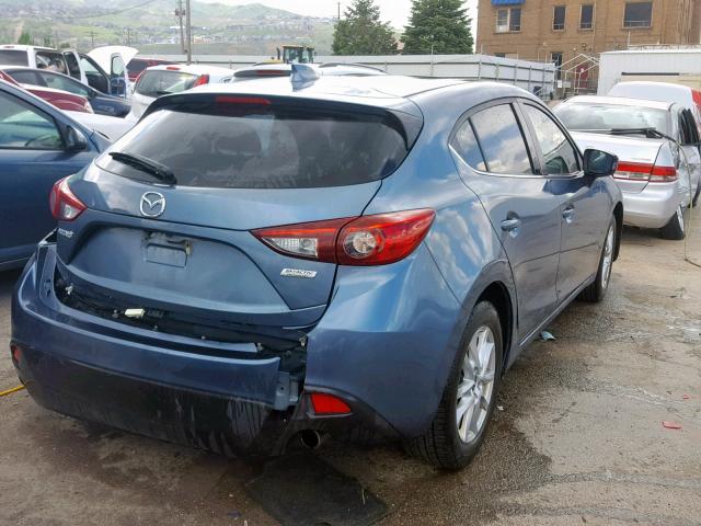 JM1BM1L78E1209483 - 2014 MAZDA 3 TOURING BLUE photo 4