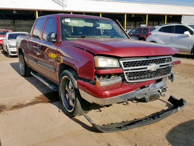 2GCEC13V971155266 - 2007 CHEVROLET SILVERADO BURGUNDY photo 1