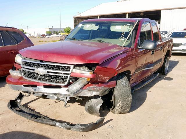 2GCEC13V971155266 - 2007 CHEVROLET SILVERADO BURGUNDY photo 2