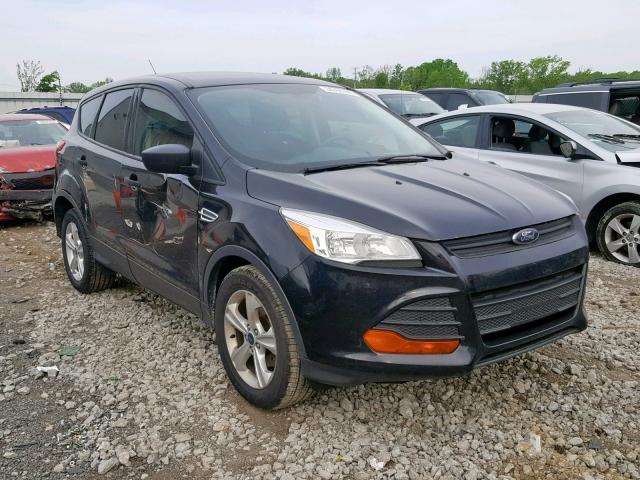 1FMCU0F75EUE52169 - 2014 FORD ESCAPE S BLACK photo 1