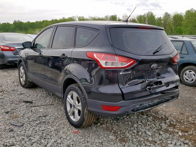 1FMCU0F75EUE52169 - 2014 FORD ESCAPE S BLACK photo 3