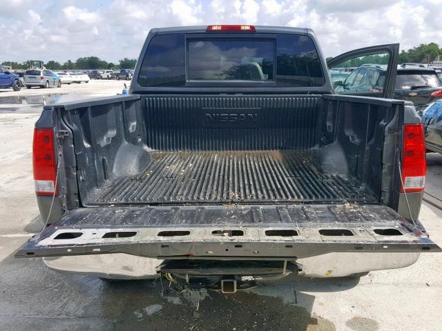 1N6AA0EK7BN307499 - 2011 NISSAN TITAN S GRAY photo 9