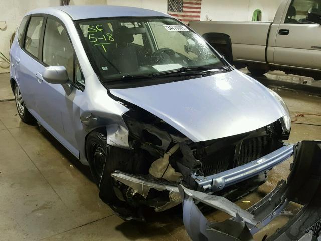 JHMGD38408S041335 - 2008 HONDA FIT BLUE photo 1