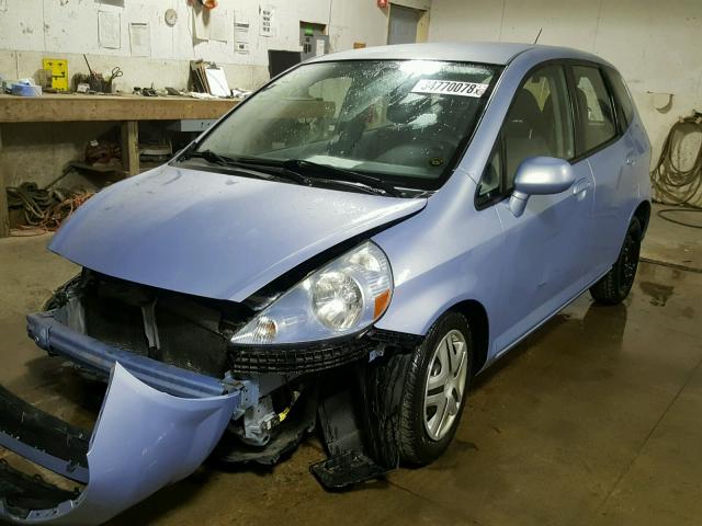 JHMGD38408S041335 - 2008 HONDA FIT BLUE photo 2