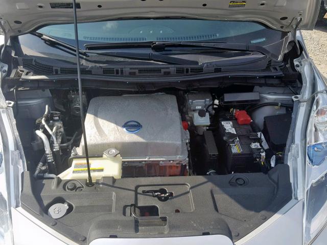 1N4AZ0CP2DC409128 - 2013 NISSAN LEAF S SILVER photo 7