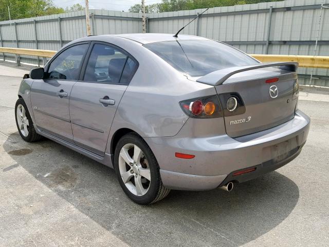 JM1BK323261530016 - 2006 MAZDA 3 S GRAY photo 3