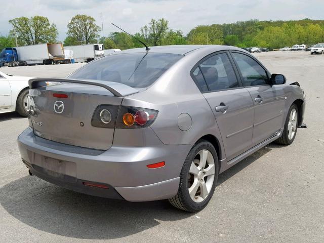 JM1BK323261530016 - 2006 MAZDA 3 S GRAY photo 4