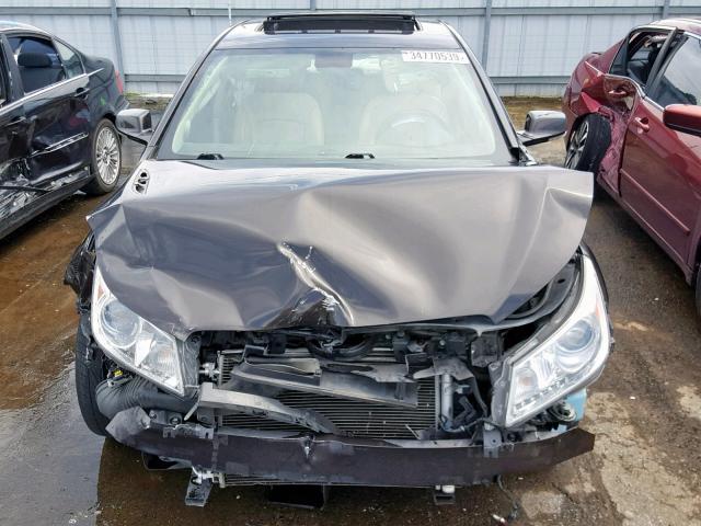 1G4GJ5E38DF207150 - 2013 BUICK LACROSSE T CHARCOAL photo 7