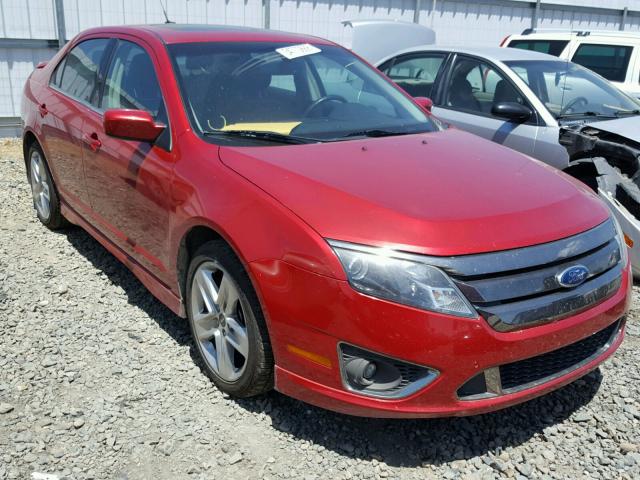 3FAHP0KC8CR156805 - 2012 FORD FUSION SPO RED photo 1