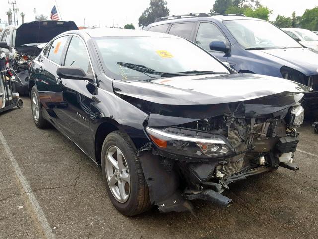 1G1ZB5ST3GF353869 - 2016 CHEVROLET MALIBU LS BLACK photo 1