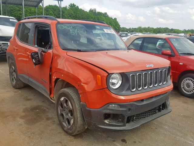 ZACCJBAB6HPF29352 - 2017 JEEP RENEGADE S 橙色 照片 9